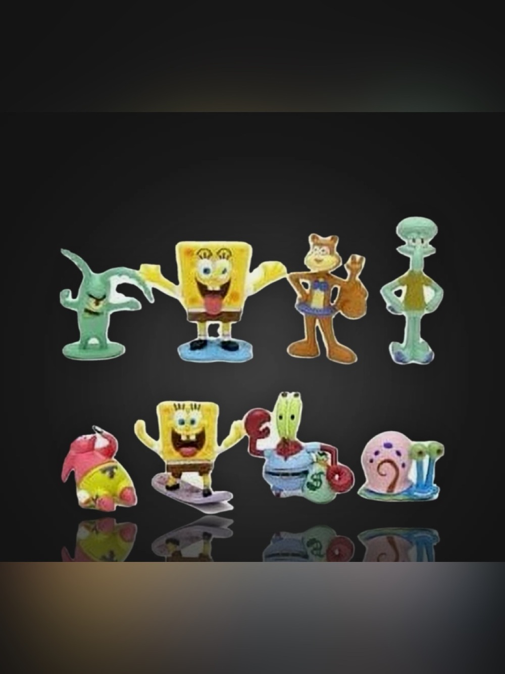 SpongeBob SquarePants Mini Figure Lot - Yellow Characters